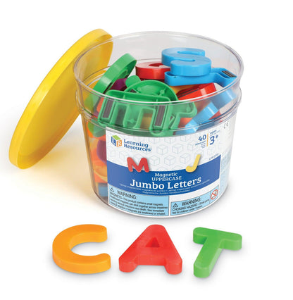 Jumbo Magnetic Letters and Numbers, Uppercase Letters - Loomini