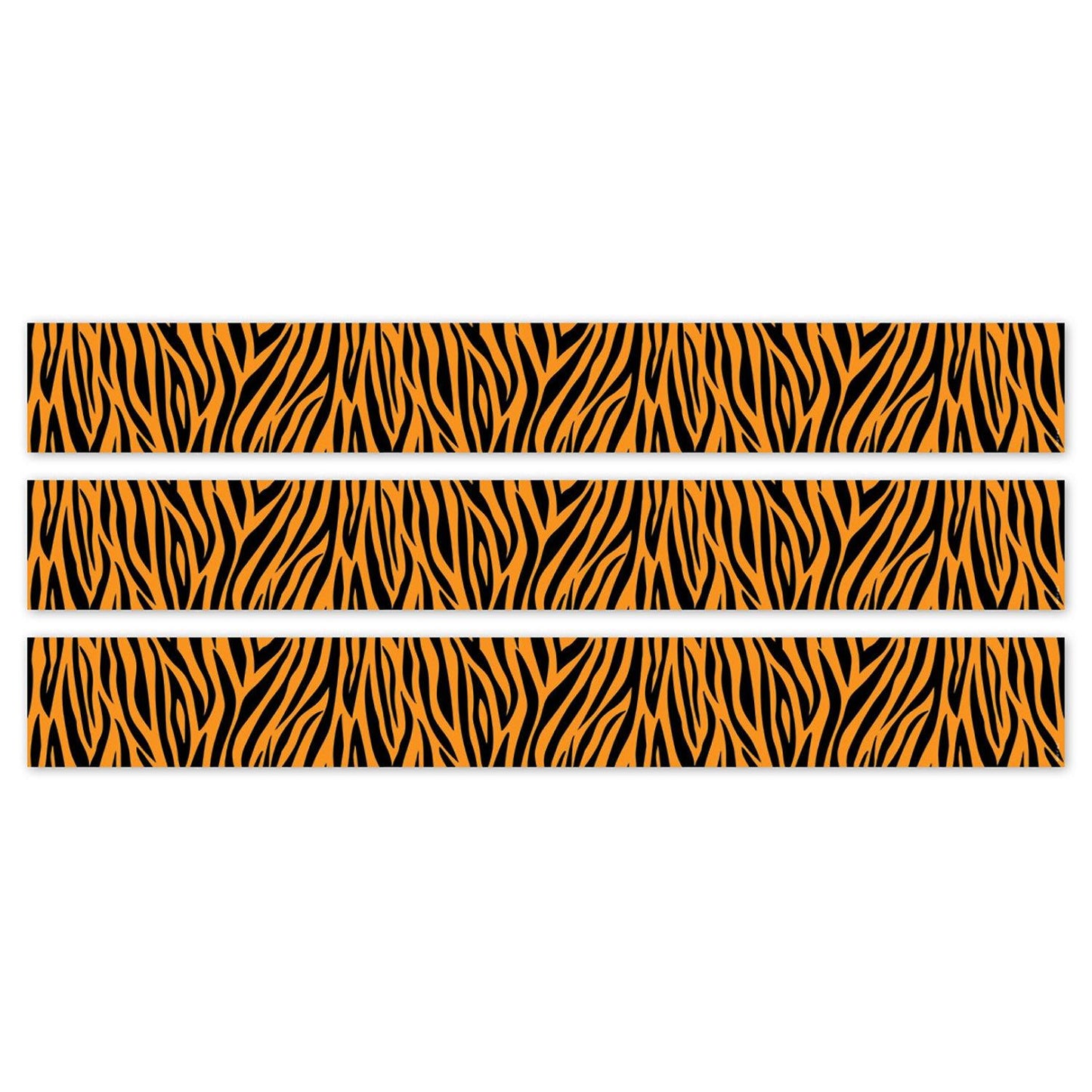 Jungle Friends Tiger Stripes EZ Border, 48 Feet Per Pack, 3 Packs - Loomini