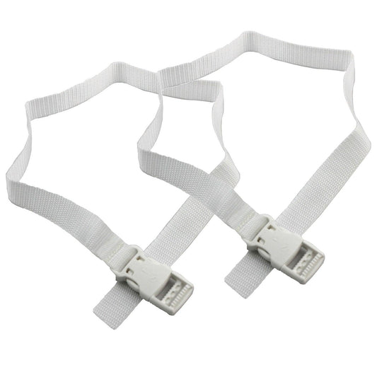 Junior Seat Replacement Belt for Toddler Table, White, Pack of 2 - Loomini