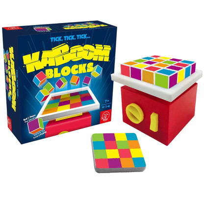 Kaboom Blocks - Fast-Paced Matching and Building Game - Ages 7+ - Loomini