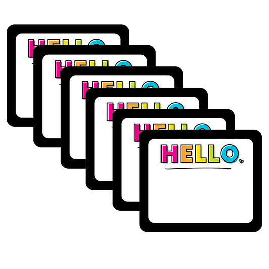 Kind Vibes Name Tags, 40 Per Pack, 6 Packs - Loomini