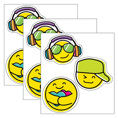 Kind Vibes Smiley Faces Cut-Outs, 36 Per Pack, 3 Packs - Loomini