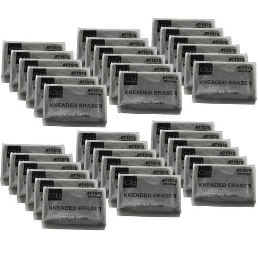 Kneaded Eraser, Medium, Pack of 36 - Loomini