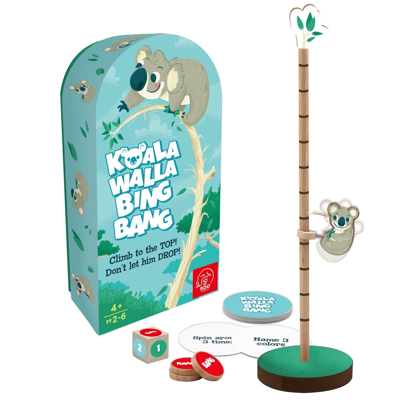 Koala Walla Bing Bang - Fast-Paced, Active Dice Game - Loomini