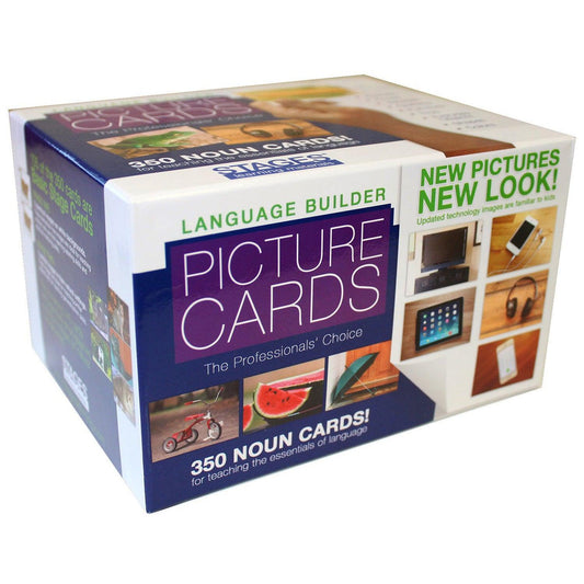 Language Builder® Picture Nouns Card Set 1, Pack of 350 - Loomini