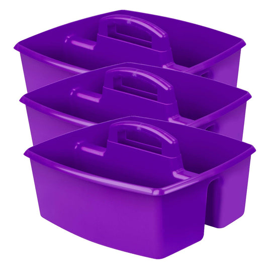 Large Caddy, Purple, Pack of 3 - Loomini