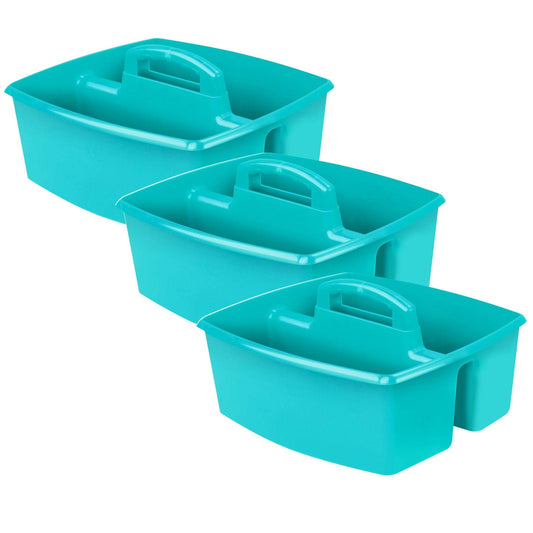 Large Caddy, Teal, Pack of 3 - Loomini