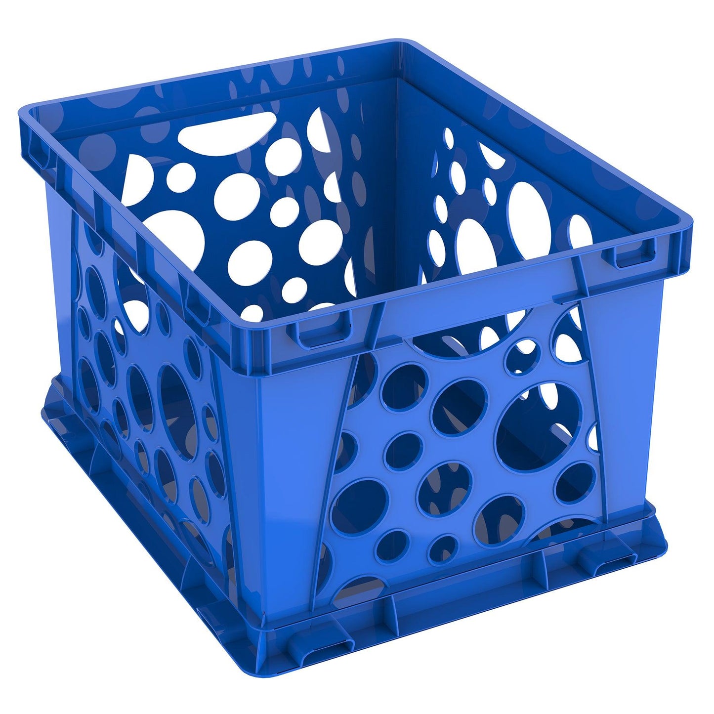 Large File Crate, Blue - Loomini