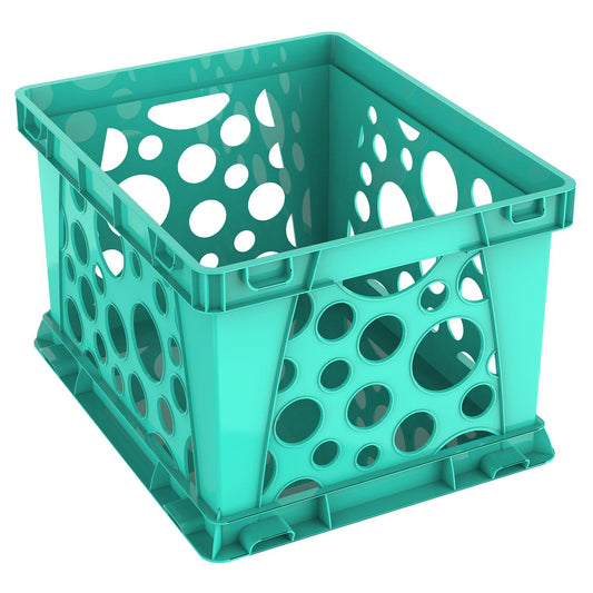 Large File Crate, Teal - Loomini