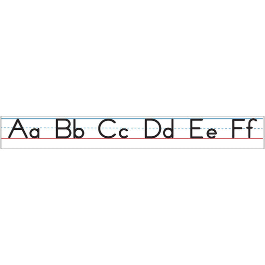 Large Magnetic Manuscript Alphabet Line, 10' - Loomini