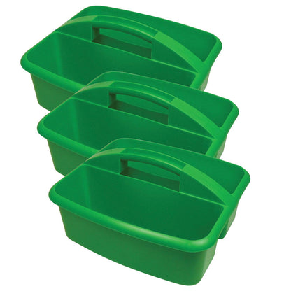 Large Utility Caddy, Green, Pack of 3 - Loomini