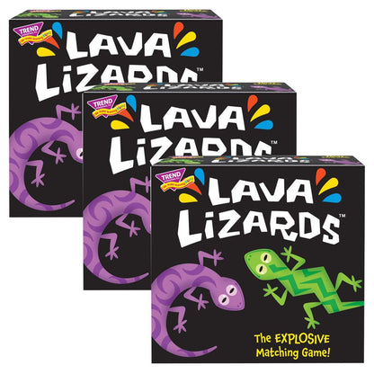 Lava Lizards™ Three Corner™ Card Game, Pack of 3 - Loomini