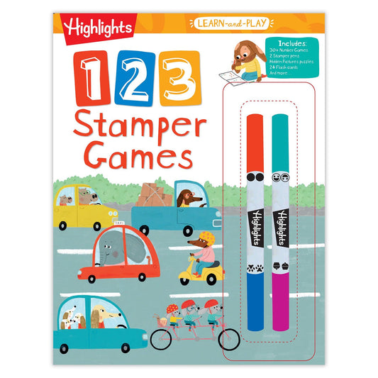 Learn-and-Play 123 Stamper Games - Loomini