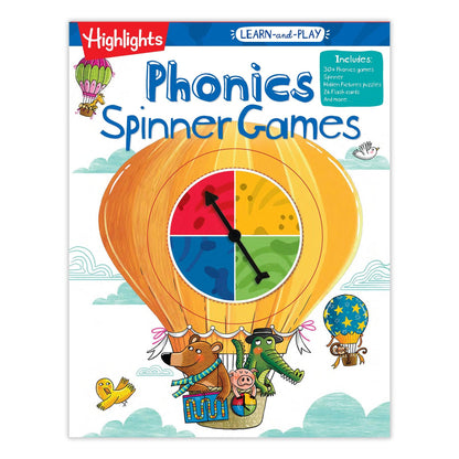 Learn-and-Play Phonics Spinner Games - Loomini