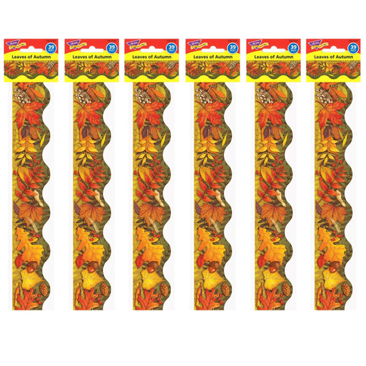 Leaves of Autumn Terrific Trimmers®, 39 Feet Per Pack, 6 Packs - Loomini