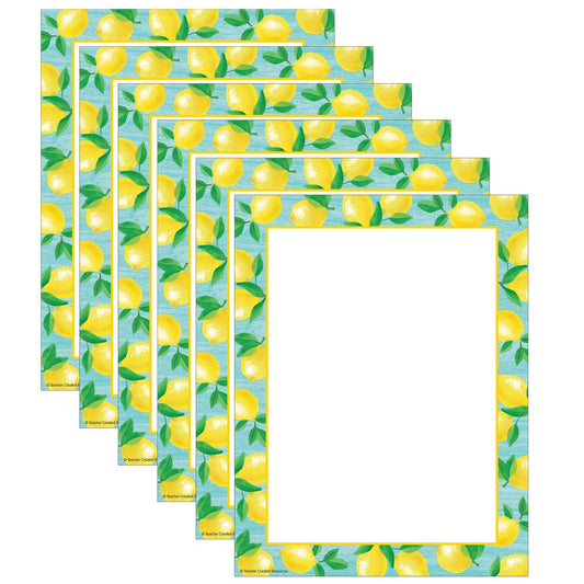 Lemon Zest Computer Paper, 8.5" x 11", 50 Sheets Per Pack, 6 Packs - Loomini