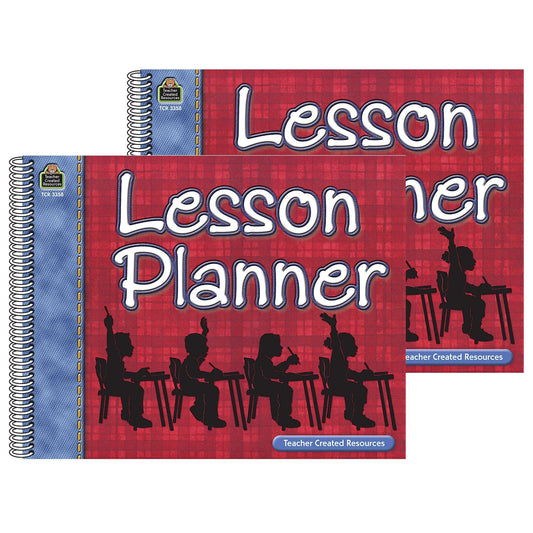 Lesson Plan Book, 112 Pages, Pack of 2 - Loomini