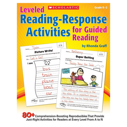 Leveled Reading Response Activities for Guided Reading, Grade K-3 - Loomini