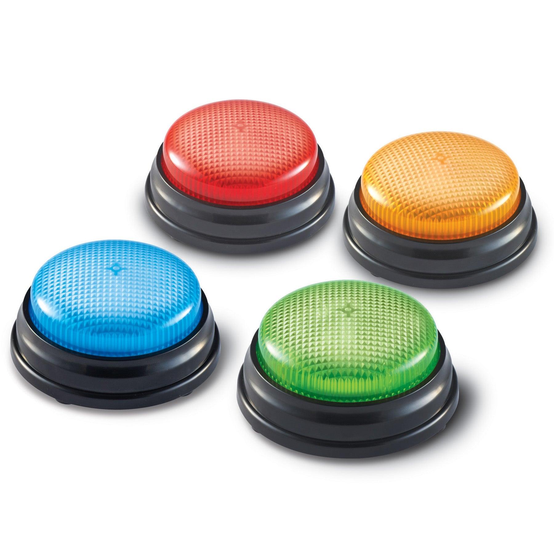 Lights and Sounds Answer Buzzers, Set of 4 - Loomini