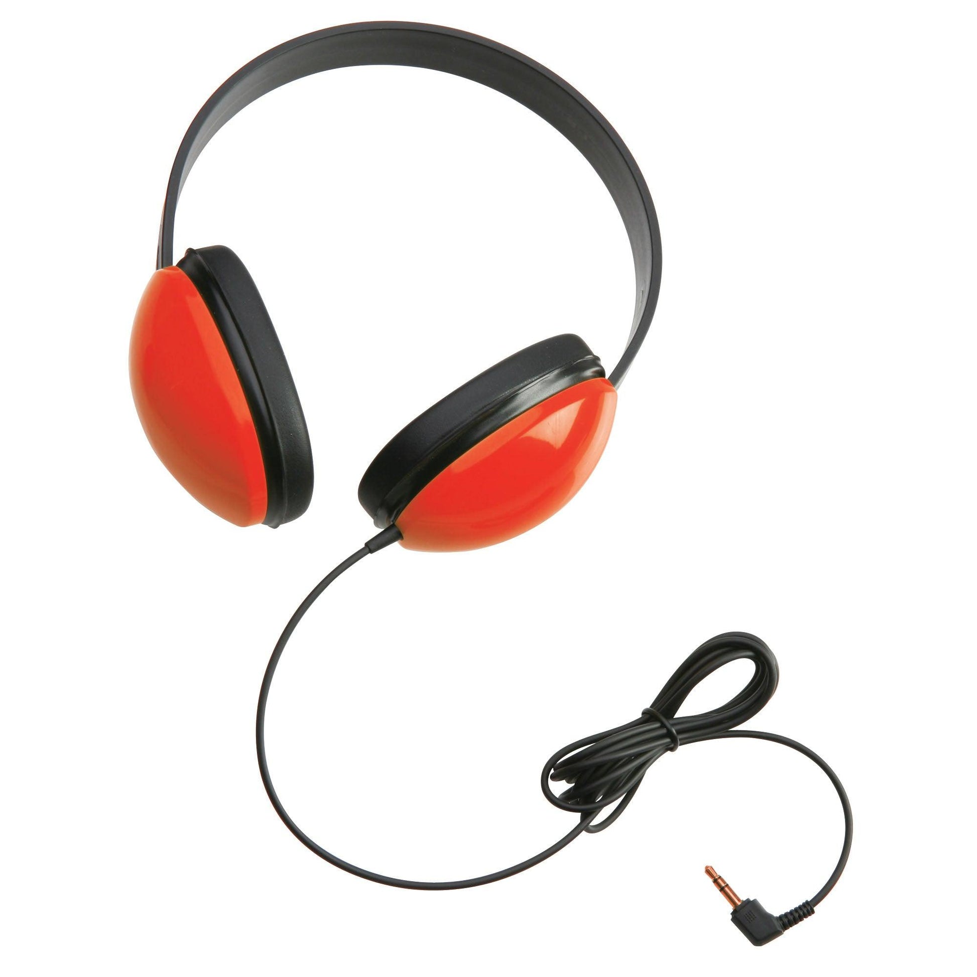 Listening First™ Stereo Headphones, Red - Loomini