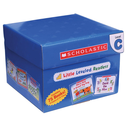 Little Leveled Readers Book: Level C Box Set, 5 Copies of 15 Titles - Loomini