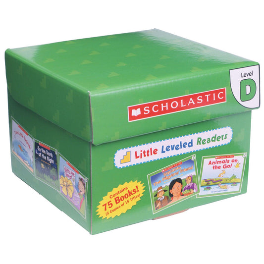 Little Leveled Readers Book: Level D Box Set, 5 Copies of 15 Titles - Loomini