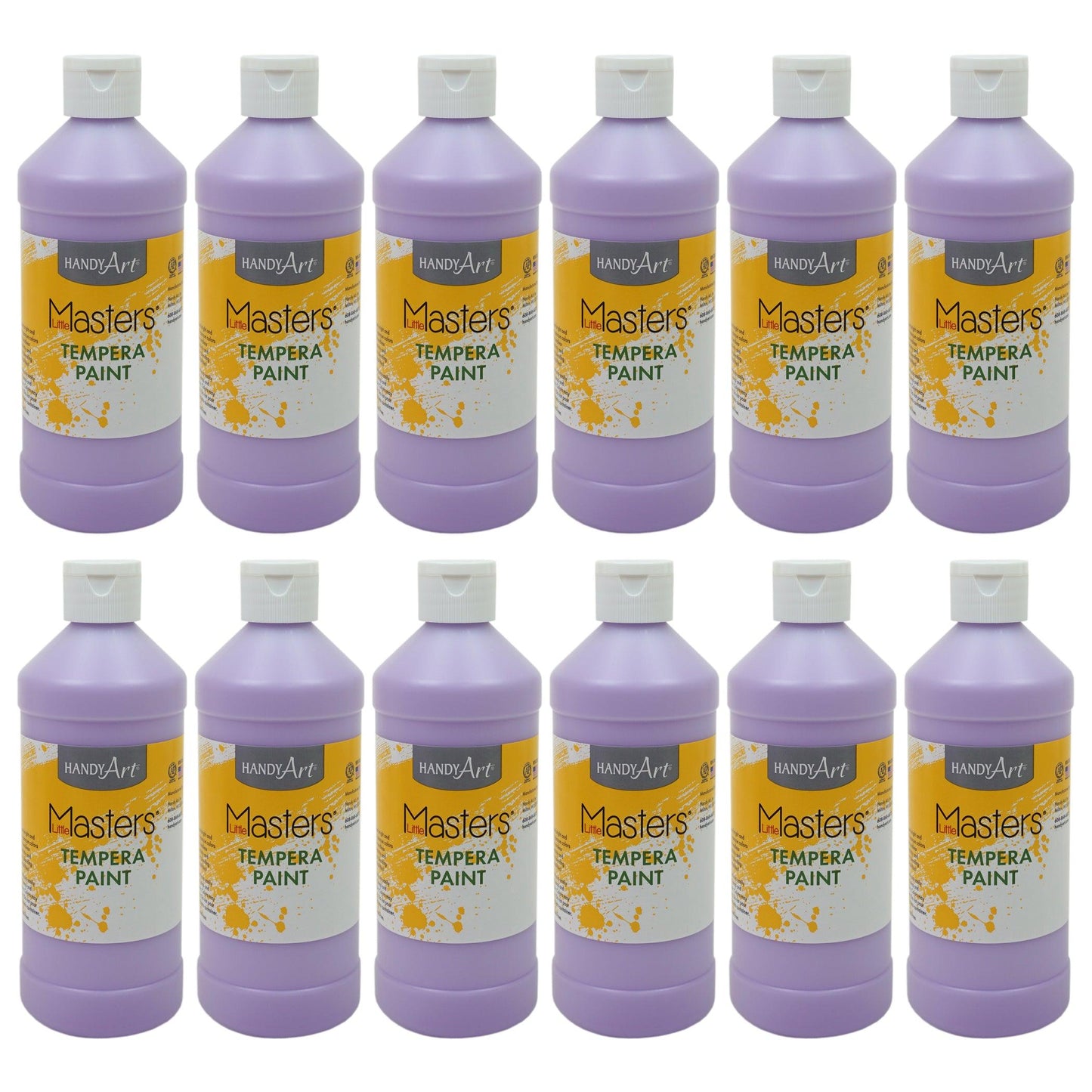 Little Masters® Tempera Paint 16 oz., Light Purple, Pack of 12 - Loomini