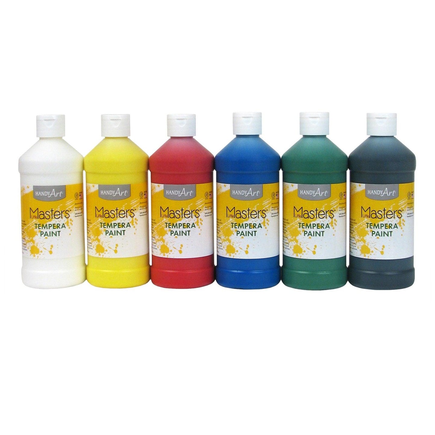 Little Masters® Tempera Paint, Pint, 6-Color Kit - Loomini