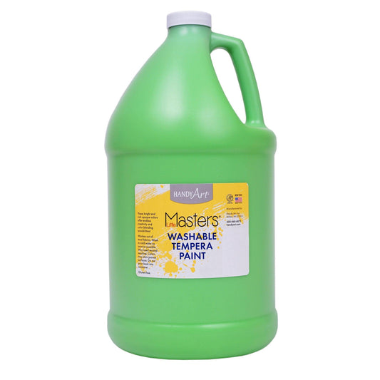 Little Masters® Washable Tempera Paint, Light Green, Gallon - Loomini