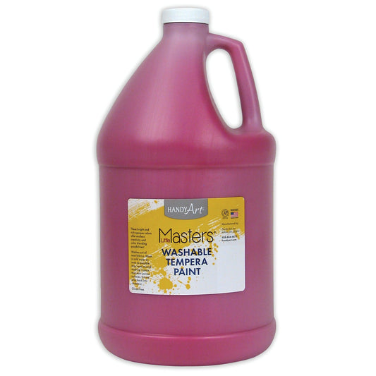 Little Masters® Washable Tempera Paint, Magenta, Gallon - Loomini