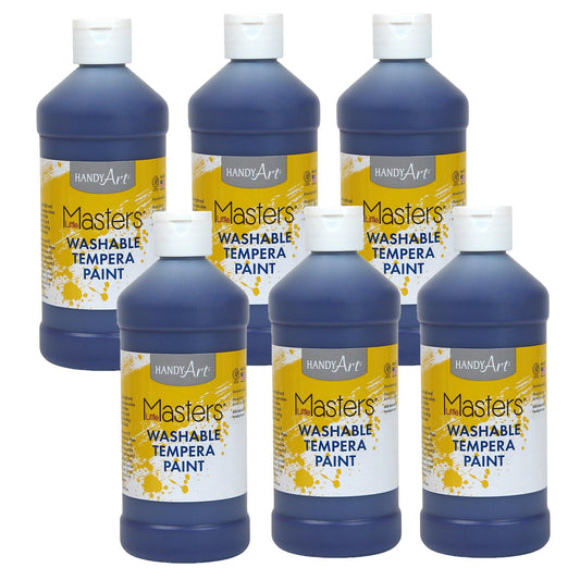 Little Masters™ Washable Paint, Violet, 16 oz., Pack of 6 - Loomini