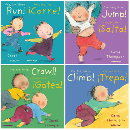 Little Movers Bilingual Books, Set of 4 - Loomini