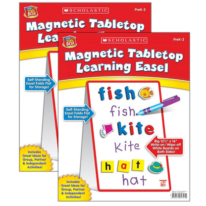 Little Red Tool Box Magnetic Tabletop Learning Easel, Pack of 2 - Loomini