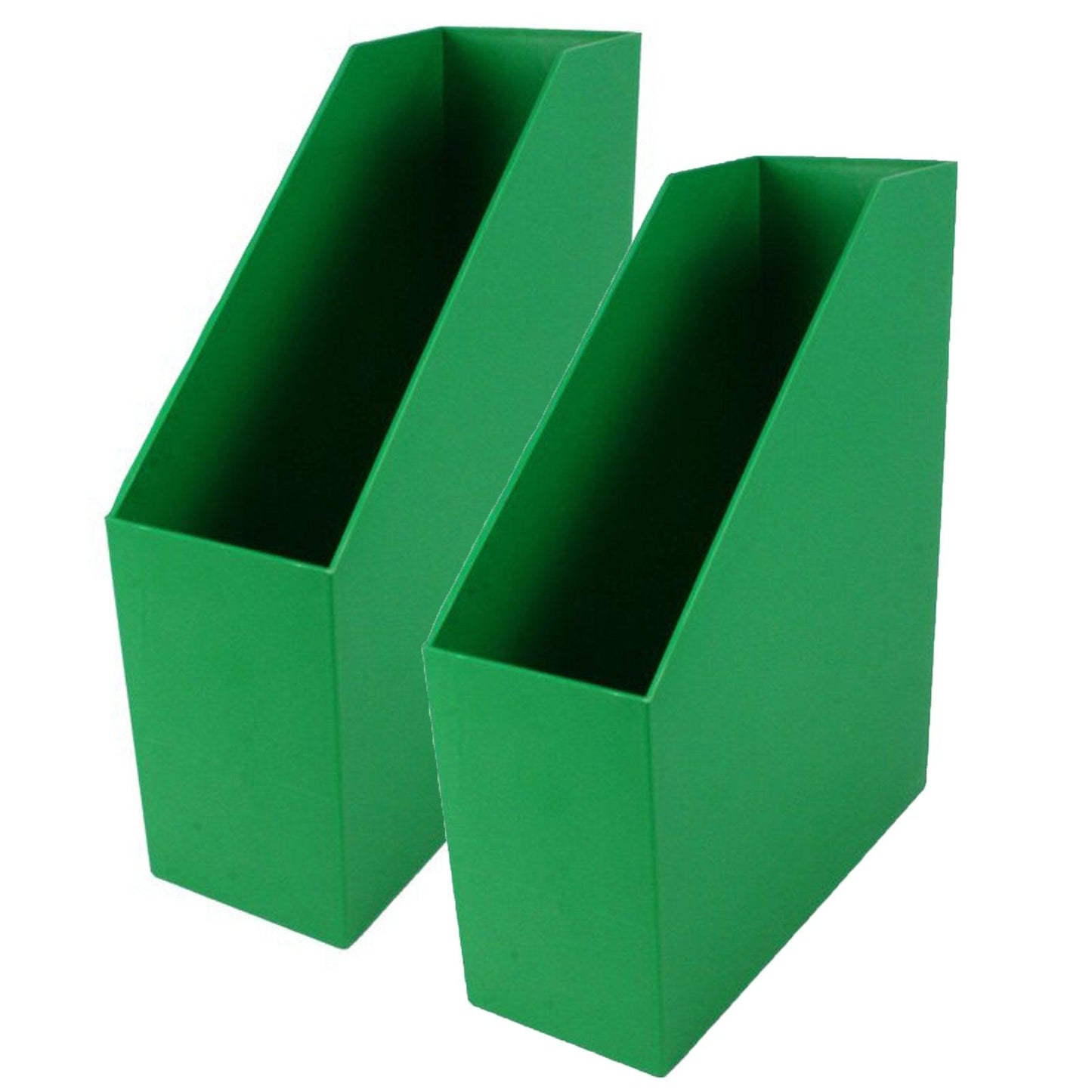 Magazine File, Green, Pack of 2 - Loomini