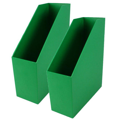 Magazine File, Green, Pack of 2 - Loomini