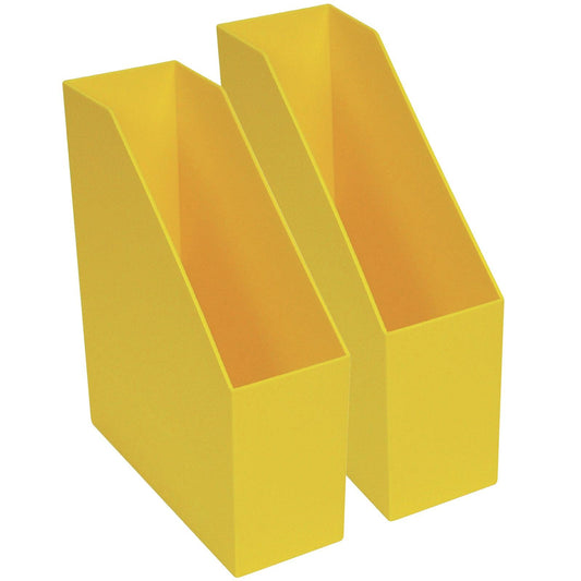 Magazine File, Yellow, Pack of 2 - Loomini