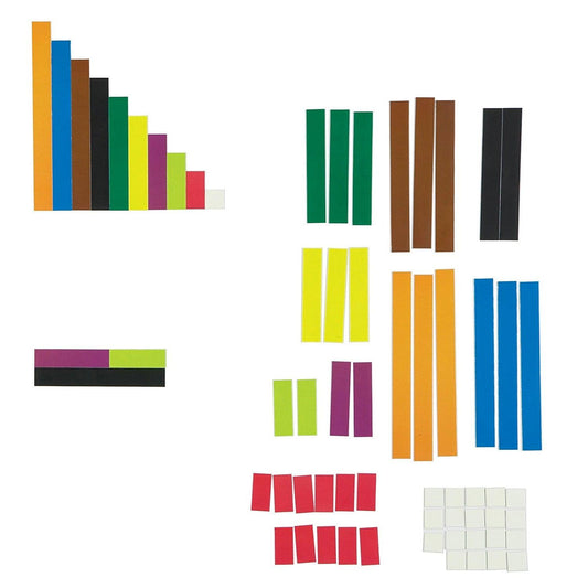 Magnetic Cuisenaire® Rods, Pack of 64 - Loomini