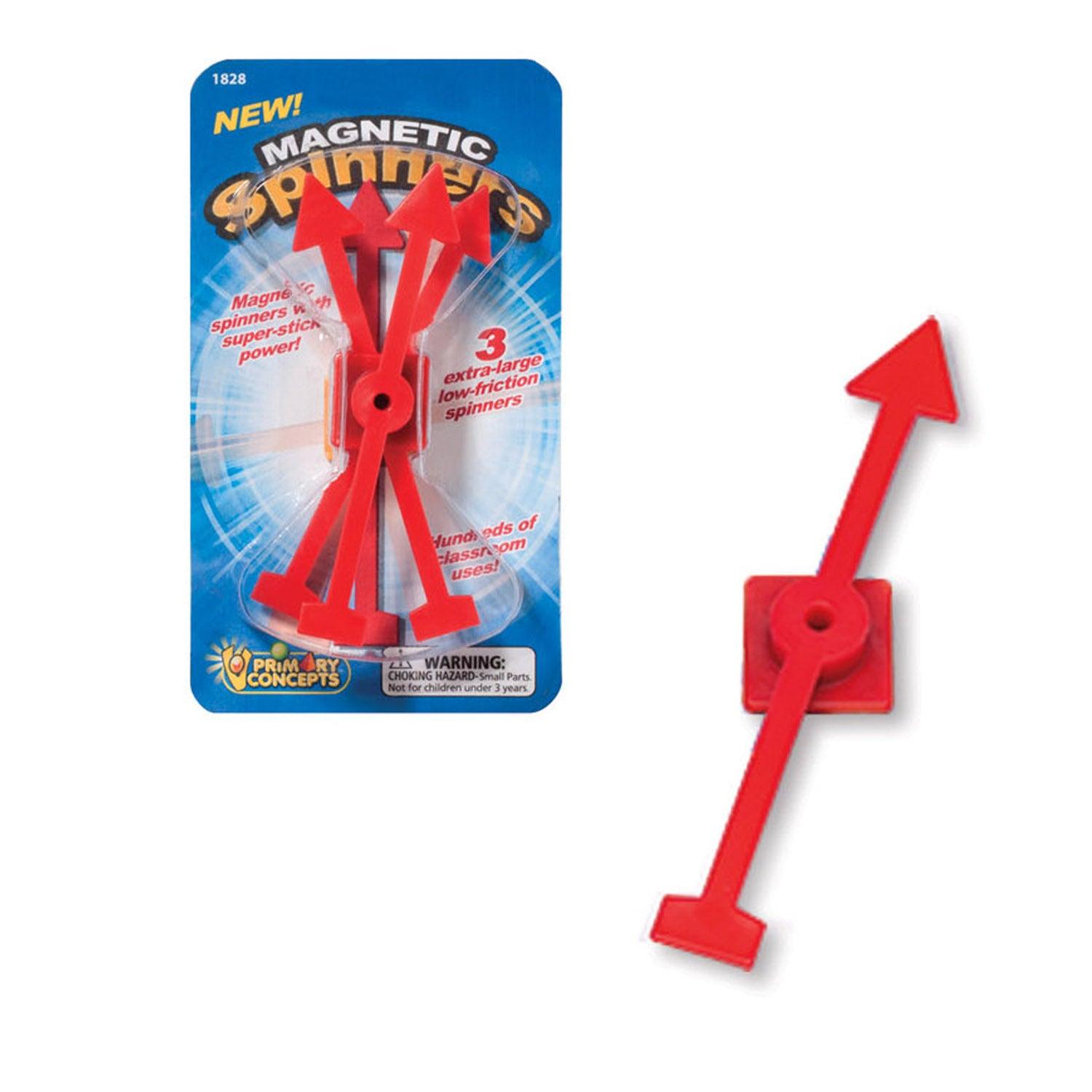 Magnetic Spinners, 3 Per Set, 3 Sets - Loomini