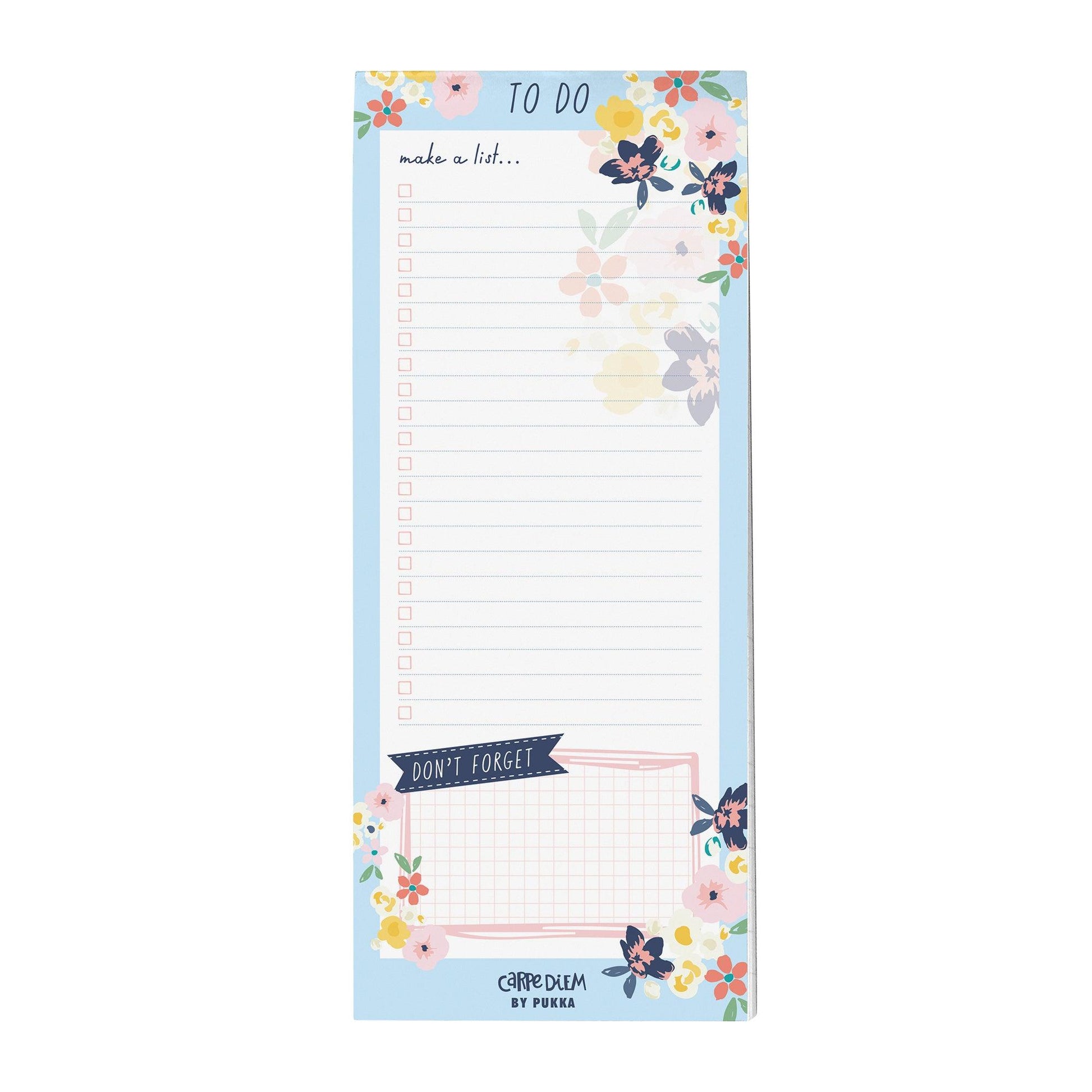Magnetic To Do List - Ditzy Floral - Pack 6 - Loomini