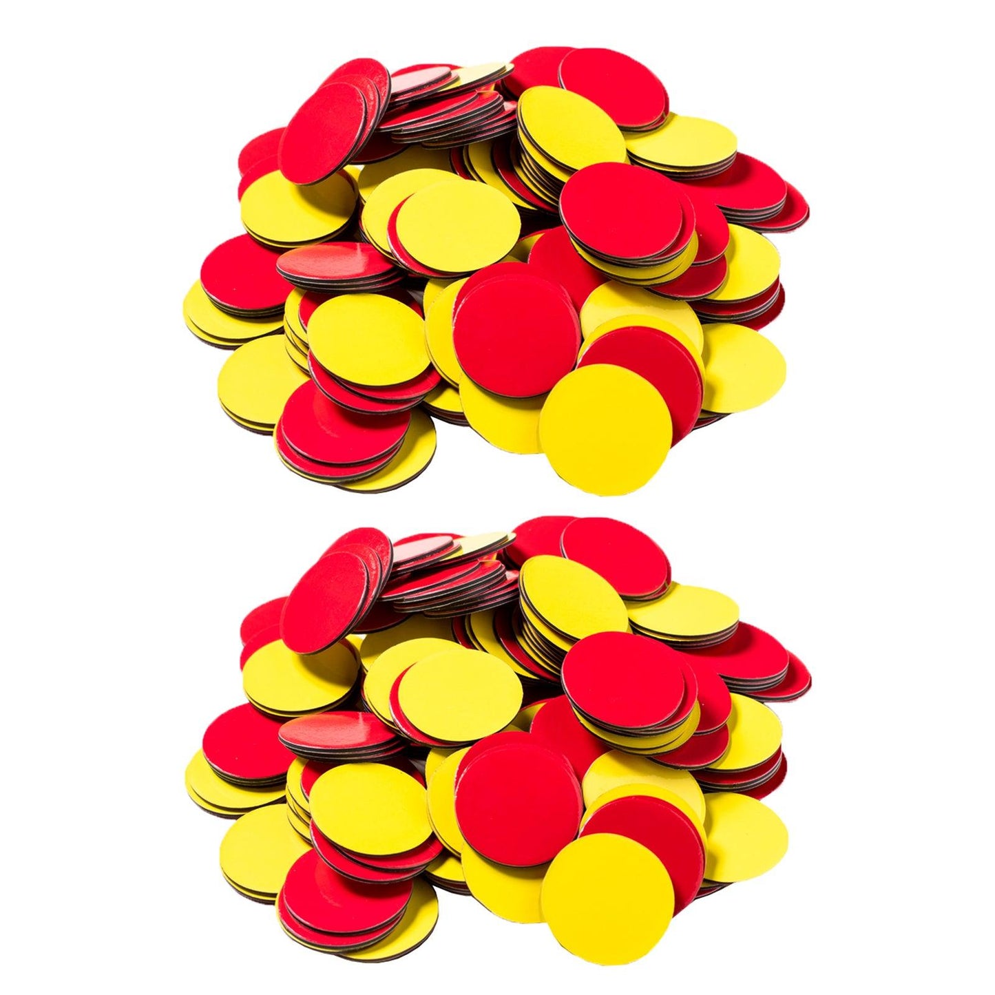 Magnetic Two-Color Counters, 200 Per Pack, 2 Packs - Loomini