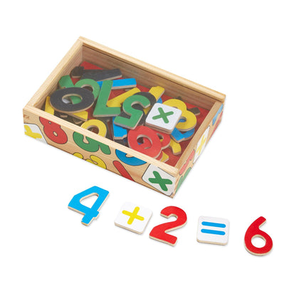 Magnetic Wooden Numbers - Loomini