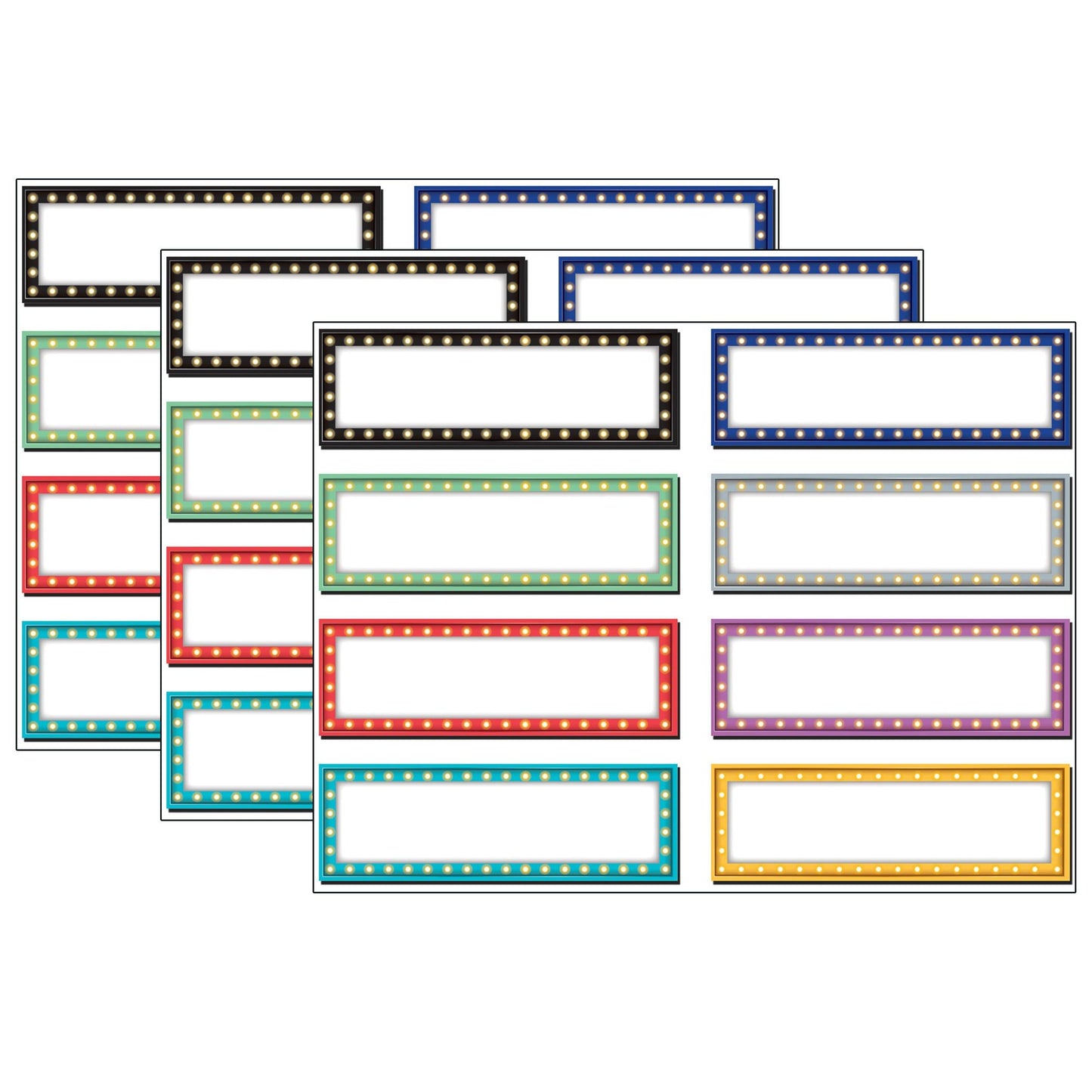 Marquee Labels Magnetic Accents, 20 Per Pack, 3 Packs - Loomini