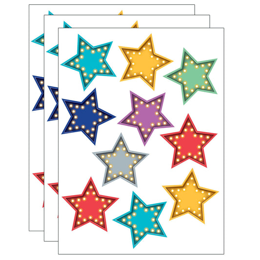 Marquee Stars Accents, 30 Per Pack, 3 Packs - Loomini