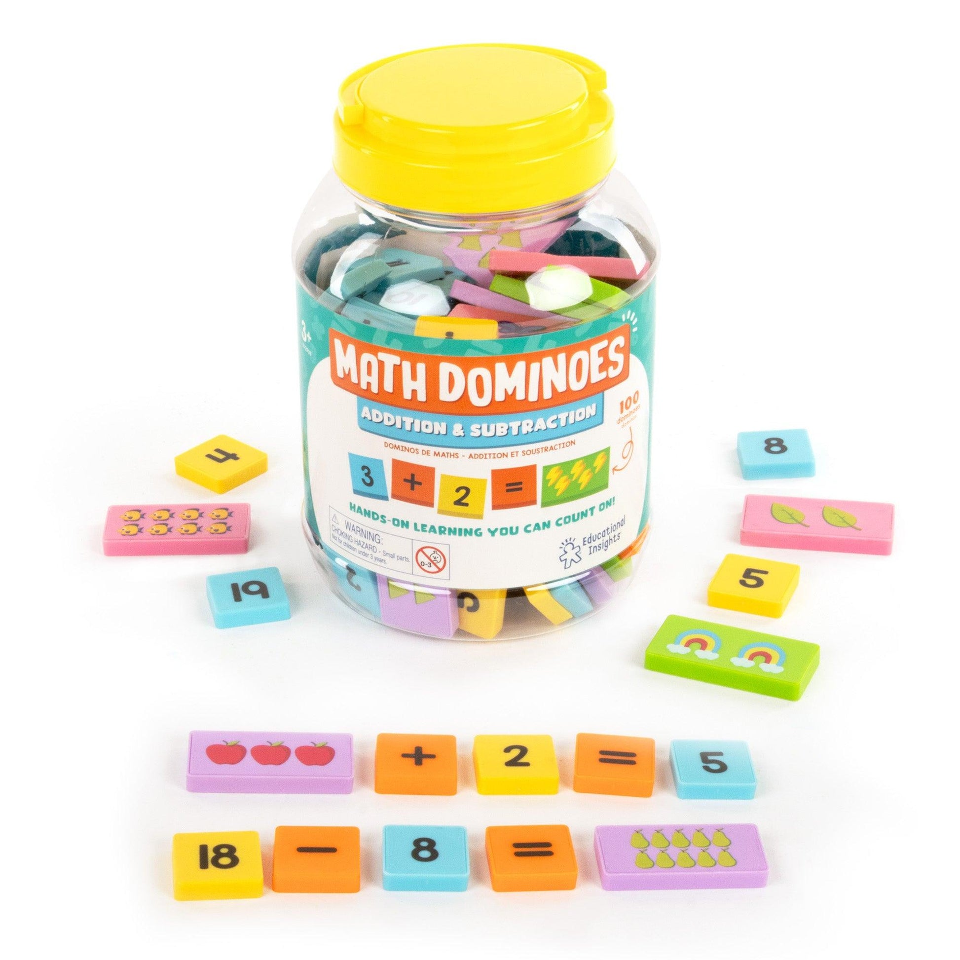 Math Dominoes — Addition & Subtraction - Loomini