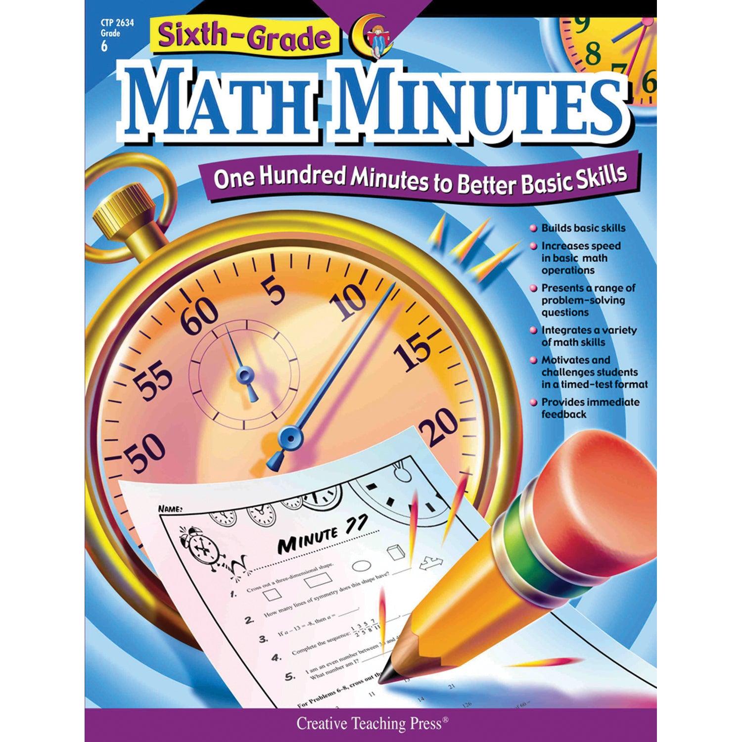 Grade 6 Math Time Notes Math Minutes Book, Grade 6 - Loomini
