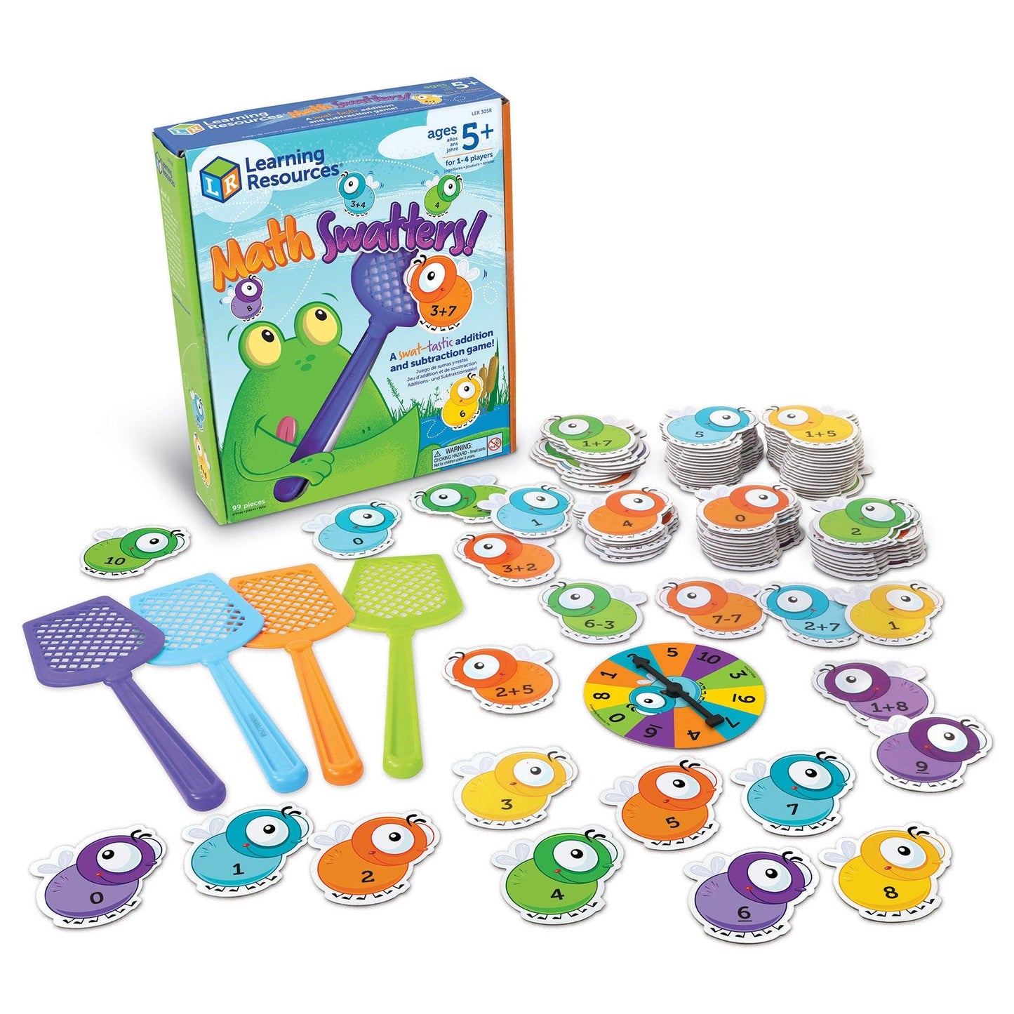 Math Swatters! Addition & Subtraction Game - Loomini