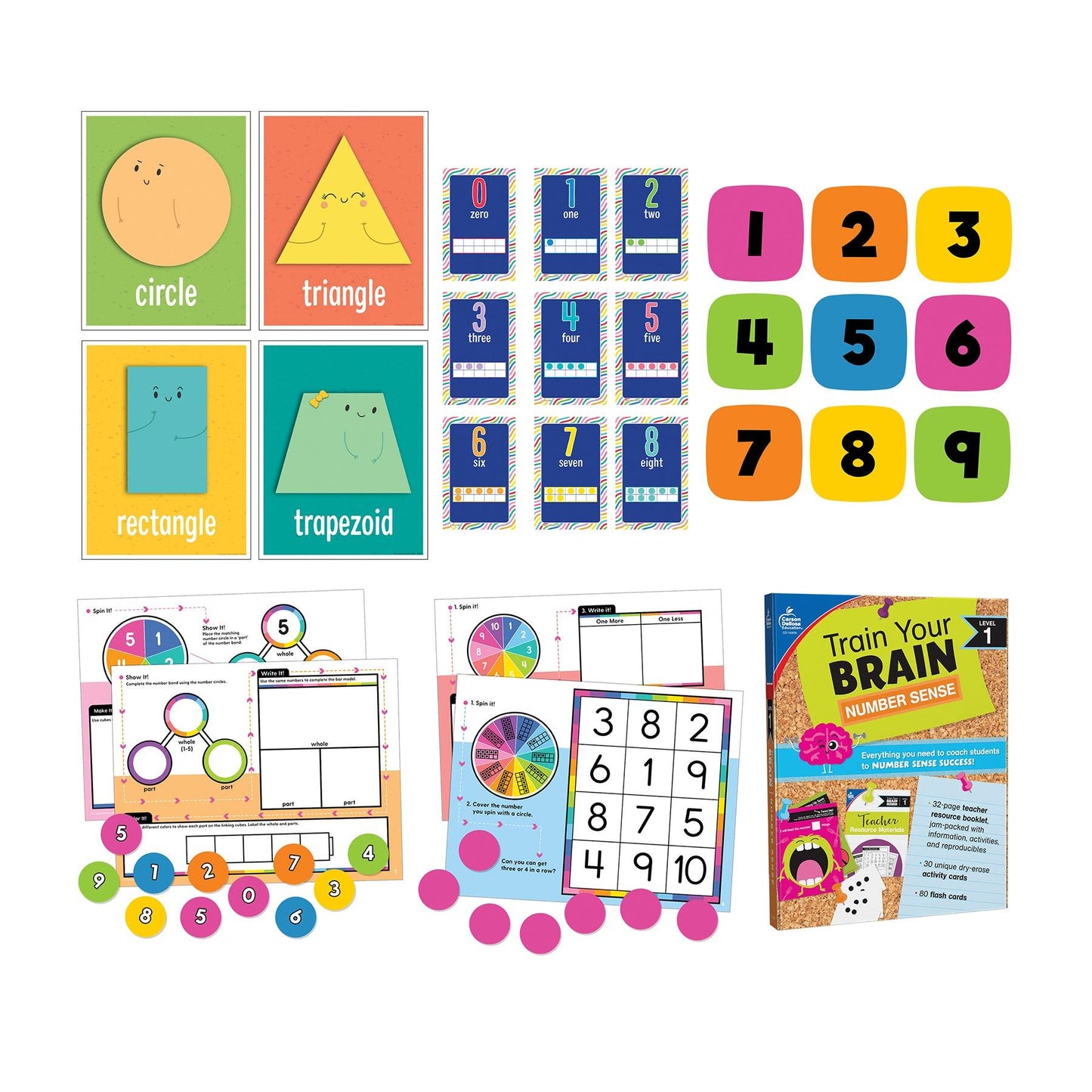 Math Teacher Classroom Bundle Grade K - Loomini