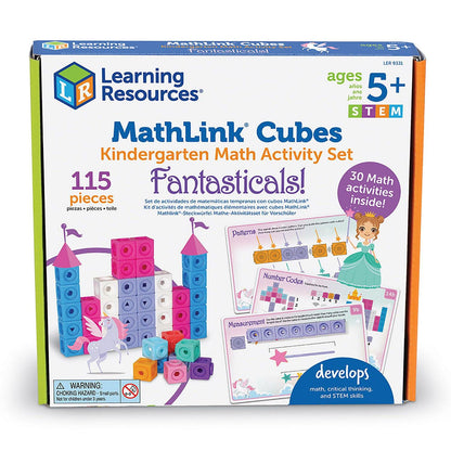 Mathlink® Cubes Kindergarten Math Activity Set: Fantasticals! - Loomini