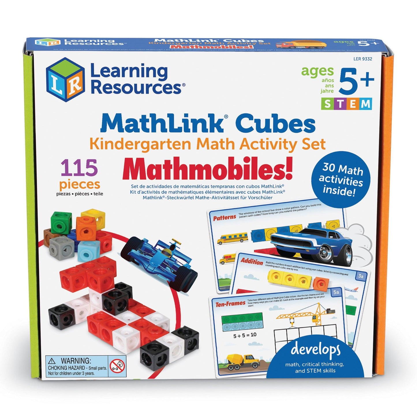 Mathlink® Cubes Kindergarten Math Activity Set: Mathmobiles! - Loomini