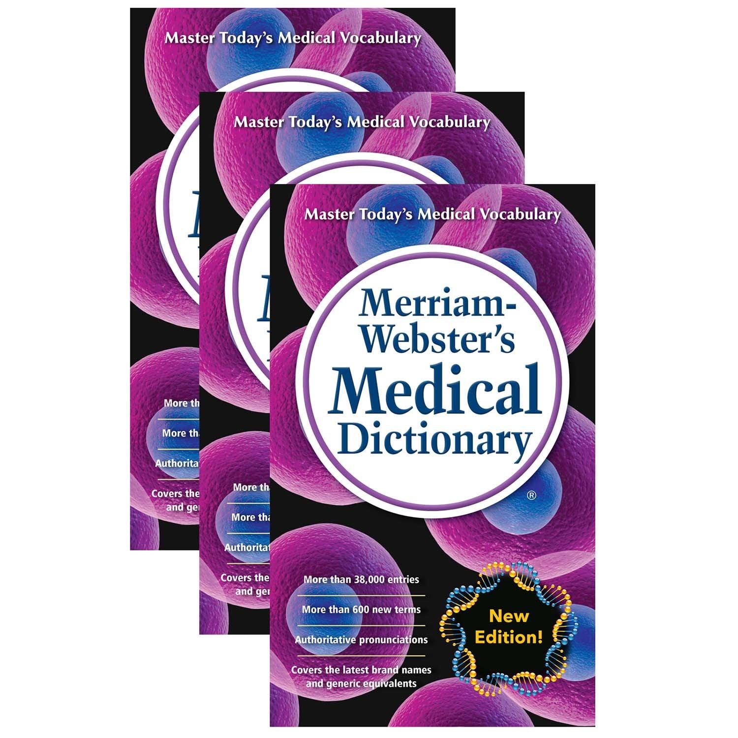 Medical Dictionary; Mass-Market Paperback, Pack of 3 - Loomini